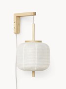 Design wandlamp Misaki van rijstpapier