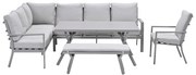 Garden Impressions Senja lounge dining set 5-delig links incl. stoel - valley sand