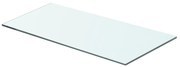 vidaXL Wandschap transparant 60x25 cm glas