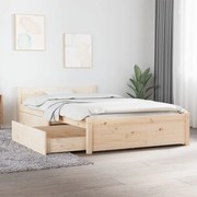 vidaXL Bedframe met lades 90x200 cm