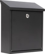 Practo Garden brievenbus Amsterdam - mat zwart - wandmontage