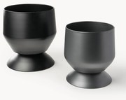 Plantenpotten Renya, 2-delig ZWART