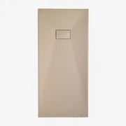Rechthoekige Antislip En Extra Platte Smc-hars Douchebak Soho Licht Zandbruin & 150 X 70 Cm - Sklum