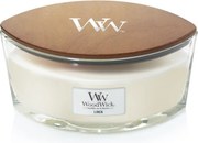 WoodWick geurkaars - Ellipse HearthWick Flame - Linen