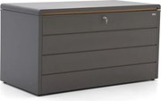 + 15% kassakorting | Tuin opbergbox Kees Smit | Waterdicht | Kussenbox | Staal | Grijs - Antraciet | 160x80cm | Kees Smit Tuinmeubelen