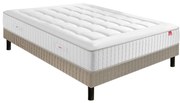 Ensemble matras met veren le Suprême + beddenbodem