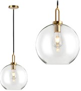 Plafondlamp Hangende Glazen Bol 25cm APP630-1CP