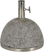 Esschert Design parasolvoet granito lichtgrijs S - LxBxH: 25,4x25,4x25,4cm