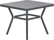 Garden Impressions Mina tuintafel 90x90xH71 - donker grijs
