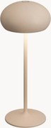 Draagbare outdoor LED-tafellamp Pebble, dimbaar