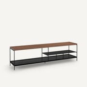 Notenfineer TV-meubel, Tidder