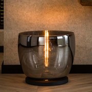 Lage Vloerlamp Grijs Rookglas 48 Cm