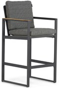 Barstoel Aluminium Grijs-antraciet Lifestyle Garden Furniture Faro