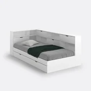 Bed met lade, opberging en lattenbodem Yann