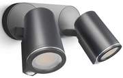 Steinel Tuinspotlight met sensor Spot Duo Sensor zwart