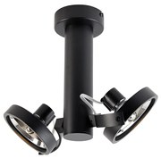 Moderne Spot / Opbouwspot / Plafondspot zwart draai- en kantelbaar 2-lichts - Goes Modern G9 rond Binnenverlichting Lamp