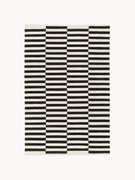 Handgeweven Kelim vloerkleed Donna met strepen