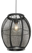 Oosterse hanglamp zwart 35 cm - RobOosters E27 ovaal Binnenverlichting Lamp