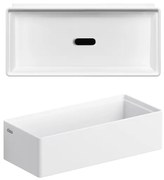 Clou New Flush fontein 38x18cm zonder kranenbank aluite Wit mat CL/03.13431