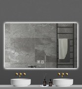 Sanigoods Queen spiegel met verlichting en verwarming 100x60cm