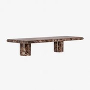 Uganda Marmeren Wandplank Bruin Marmer Emperador & ↔︎ 60 Cm - Sklum