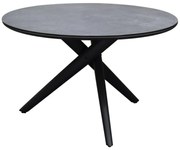 New Valley dining tuintafel 120 cm rond aluminium