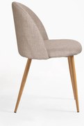 Pak 4 Vint Stoffen Stoelen