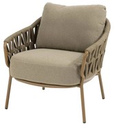 4 Seasons Outdoor Biarritz low dining tuinstoel amber Tuinstoel   beige weerbestendig