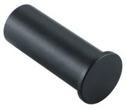 Fortifura Calvi Handdoekhaak - rond - enkel - mat zwart Single_Towelhook_BLM