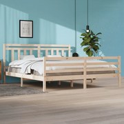 vidaXL Bedframe massief hout 200x200 cm