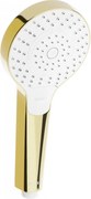 Mexen R-05 3-functies handdouche, goud/wit - 79505-50