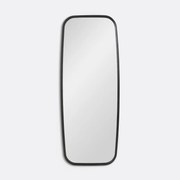 Rechthoekige spiegel van massief eiken H180 cm Orion