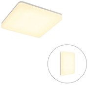 Buitenlamp Moderne plafondlamp vierkant incl. LED - Plater Modern IP54 Buitenverlichting Lamp