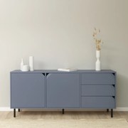 Tenzo Corner Groot Dressoir Blauw - 176.5x43x77cm.