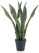 Emerald Kunstplant Sansevieria in pot 55 cm