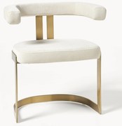 Armstoel Gianni in gebroken wit