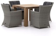 + 15% kassakorting | Diningset Intenso  | 4 personen | Tuinset teakhout | 5-delig | Kees Smit Tuinmeubelen