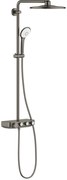 Grohe Euphoria SmartControl 310 regendoucheset met 5 straalsoorten en thermostaatkraan Ø31cm hard graphite geborsteld