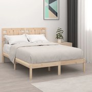 vidaXL Bedframe massief grenenhout 140x190 cm