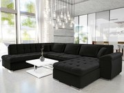 Hoekbank Comfivo Gemma II, Aanwezig, Afwezig, 348x205x76cm, 144 kg, Poten: Kunststof