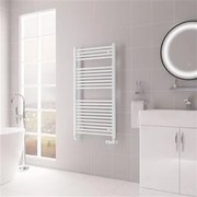 Eastbrook Biava multirail handdoekradiator 60x110cm 695W wit glans