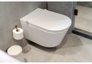 Royal plaza Juglans Douche WC Randloos met fohn en ladydouche Glans Wit 1787660