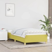 vidaXL Bedframe stof groen 90x200 cm