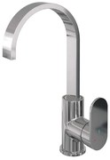 Brauer Chrome Edition Wastafelmengkraan opbouw - hoog - draaibaar - platte uitloop - model C - chroom 5-CE-003-S1