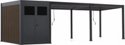 Cedrino Pergola 600x300x255cm incl. Berging 300x200cm | Kees Smit Tuinmeubelen