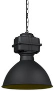 Industriële hanglamp klein mat zwart - Sicko