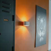 Moderne wandlamp wit plat - Gipsy Arles