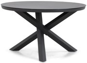 Dining Tuintafel rond 125 cm Grijs Livorno