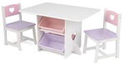 KidKraft Tafel met 2 stoelen Hart