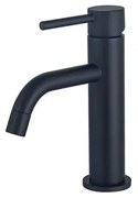 Fortifura Calvi Slim Wastafelkraan - 17.4cm - opbouw - mat zwart SW377835